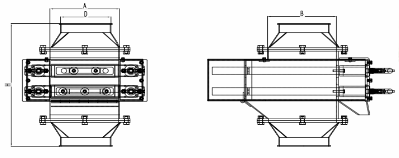 Line Drawing Self-cleaning Magnetic Drawer MD150 & 200 Line Drawing Self-cleaning Magnetic Drawer MD150 & 200