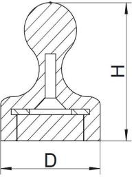 Pin Magnets D12 19 29 Structure Pin Magnets D12 19 29 Structure