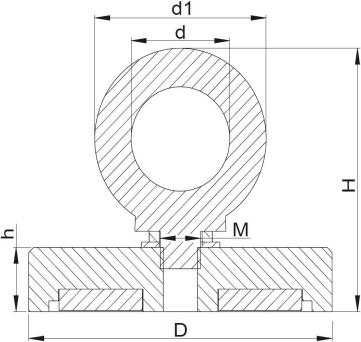 Fishing Magnets Series SWNM1 Line Drawing Fishing Magnets Series SWNM1 Line Drawing