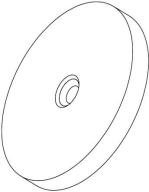 Line Drawing Rubber Coated Pot Magnet STA Line Drawing Rubber Coated Pot Magnet STA